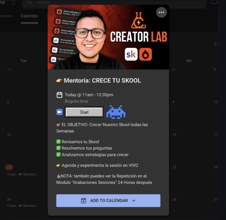 🔴 URGENTE: HOY MENTORIA DE SKOOL
