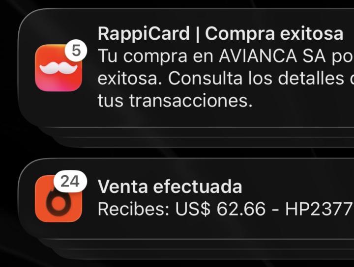 Notificaciones de viaje ✈️🛩️