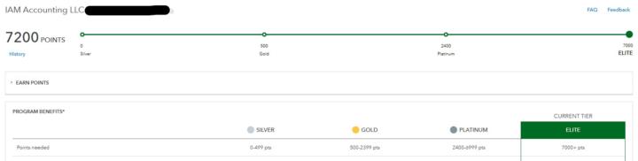 We did it! ELITE STATUS!