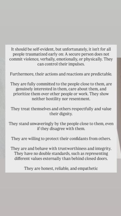 About secure person
