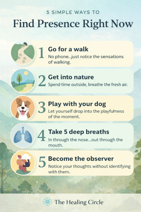 A Few Ways to Find Presence Right Now