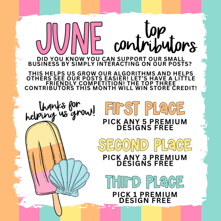 June Comment Challenge – Free Designs Up for Grabs!