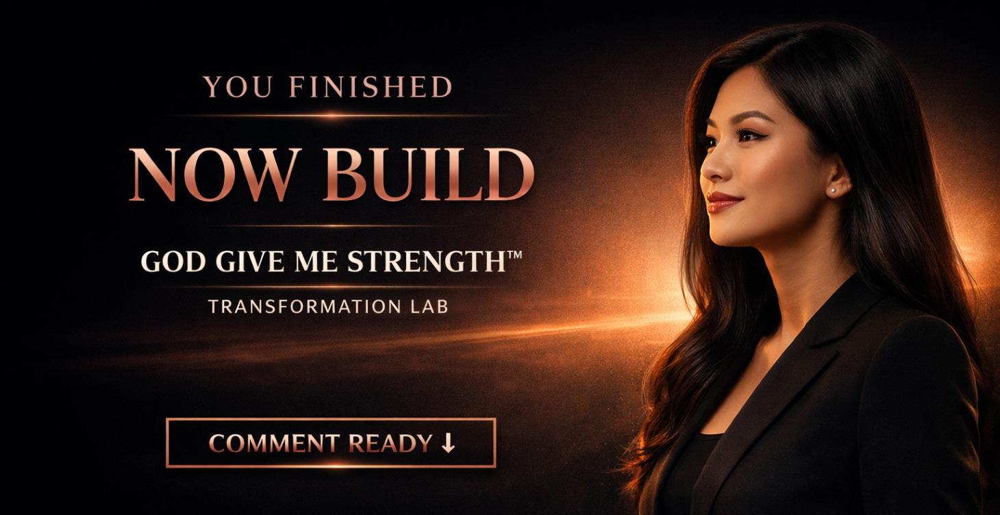 You Finished… Now Let’s Build