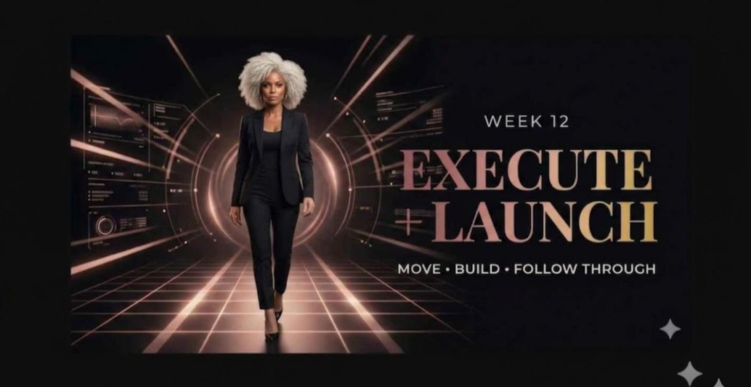 WEEK 12: Execution + Launch