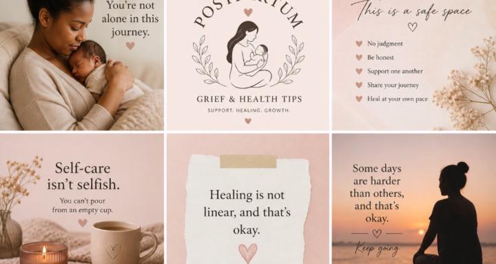 Postpartum,Grief&Health Tips