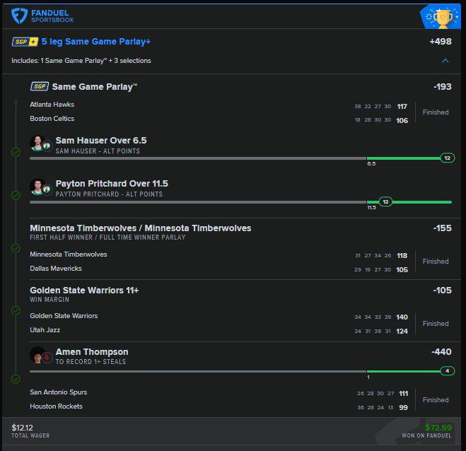 Winning Circle - NBA Winning Parlay Prop Explained (from yesterday, 1/29)