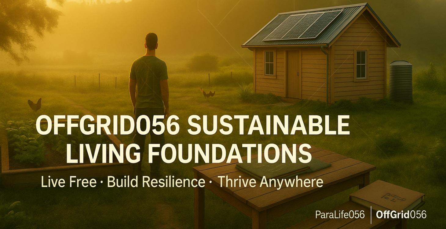 🏕️ OffGrid056 — Sustainable Living Foundations