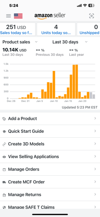 Congrats to Lisa for doing $10,000 on her first month selling on Amazon!