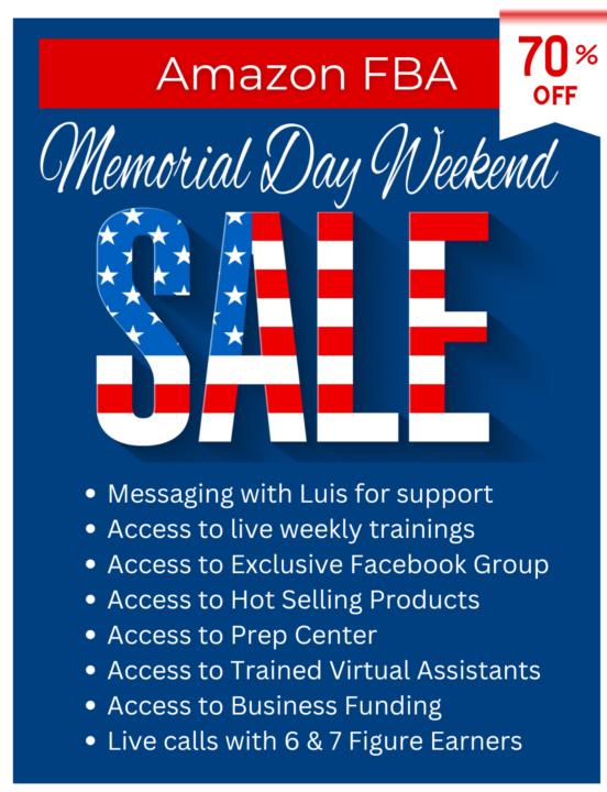 70% Off Memorial Day Sale!