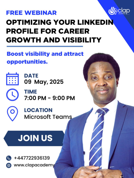 🚨 FREE WEBINAR: Optimizing Your LinkedIn Profile for Career Growth and Visibility 🚨