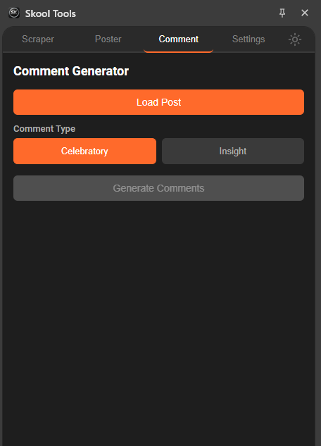 Skool Extension Part 3 - Comments
