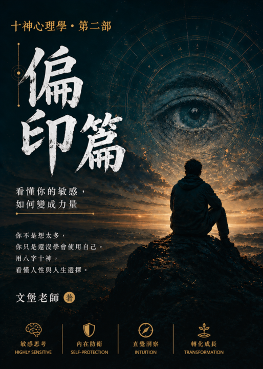 《十神心理學》第二部偏印篇：5月17日出版上架！