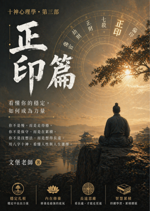 《十神心理學》第三部 正印篇｜7月7日正式上架了！