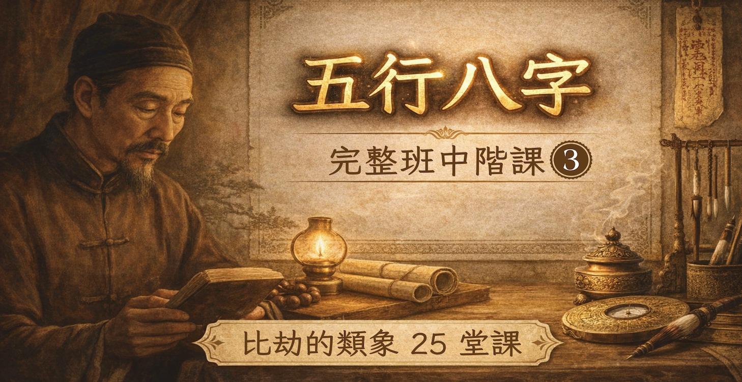 完整班中階課：比劫的類象 (25堂課)