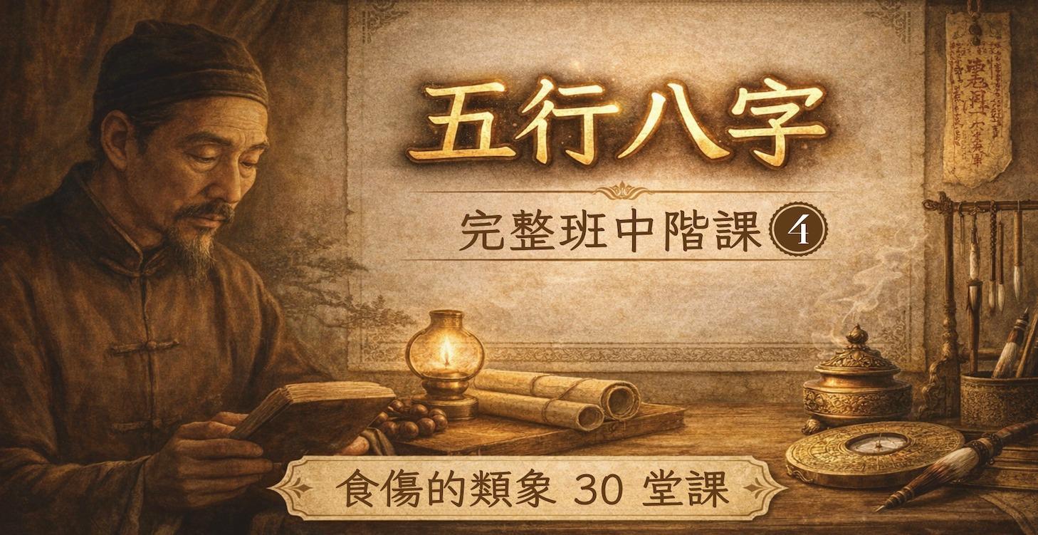 完整班中階課：食傷的類象 (30堂課)