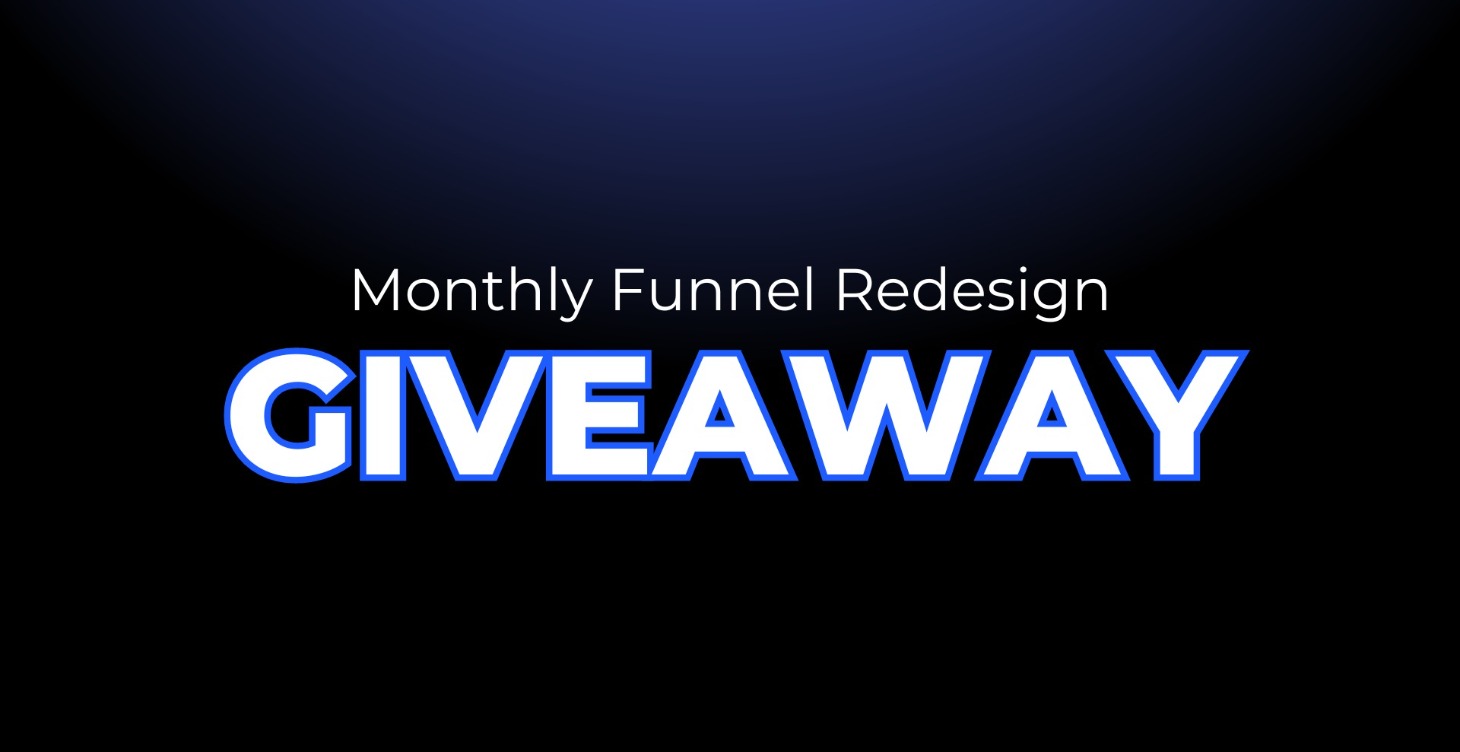 FREE FUNNEL REDESIGN GIVEAWAY