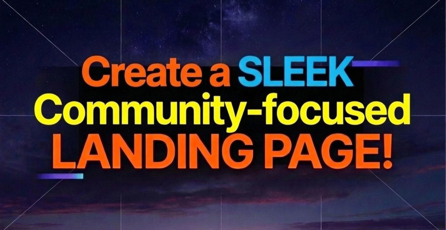 Membership Landing Page Prompt