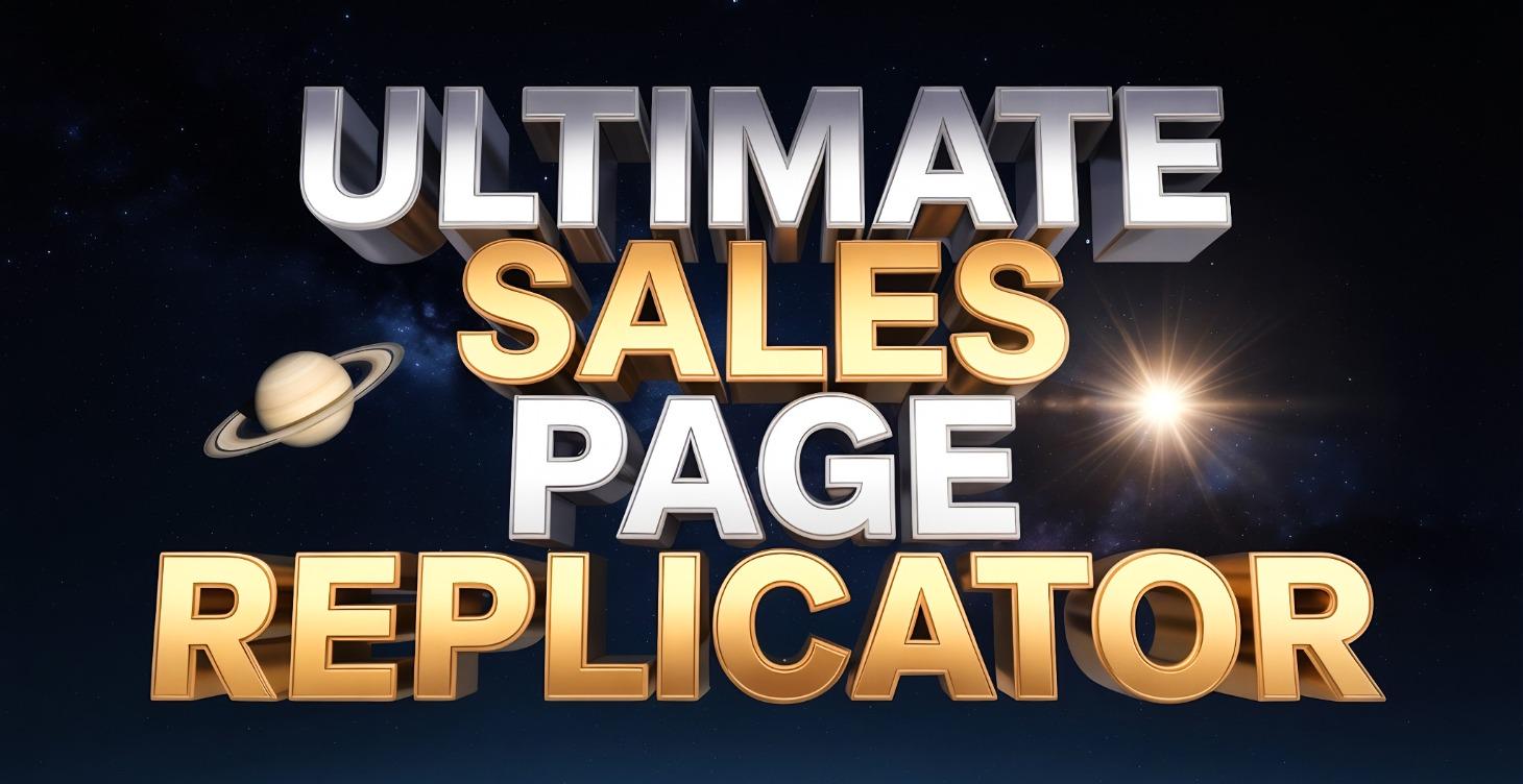 Ultimate Sales Page Replicator!