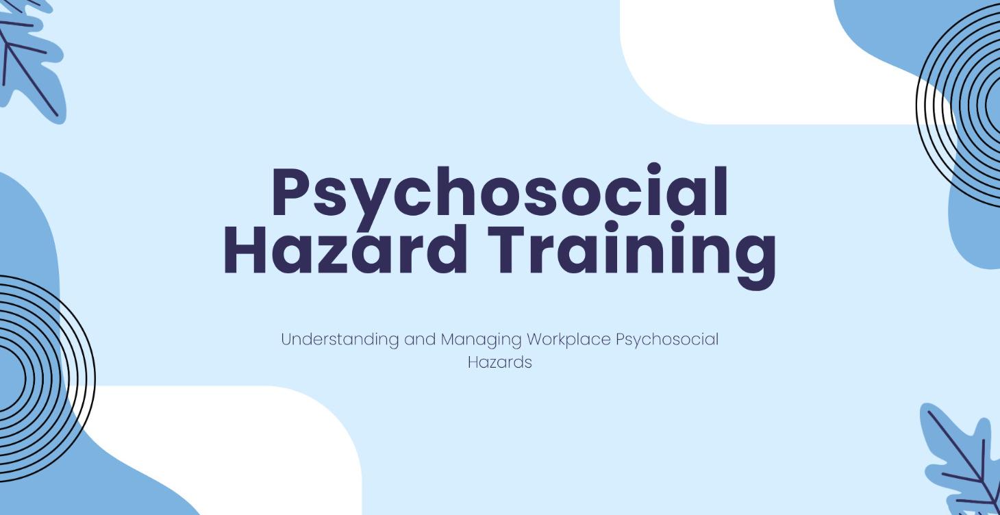 Psychosocial safety in the workplace