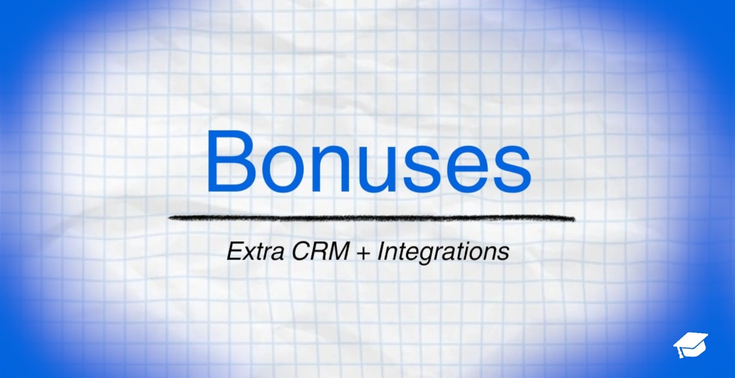 Bonus CRM + Integrations