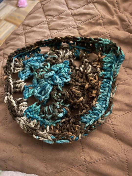 2nd granny “square” or shield 