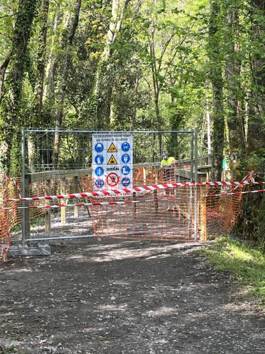 La Vía Verde sigue cortada