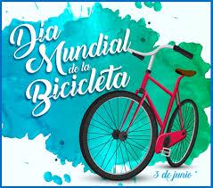 felicidades, zorionak, Moitas felicidades,  felicitats...dia mundial de la bicicleta