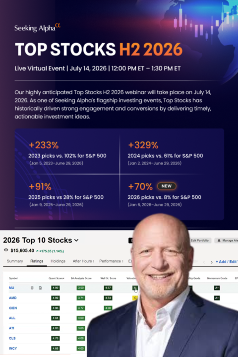 Seeking Alpha Top 10 Stocks July 2026