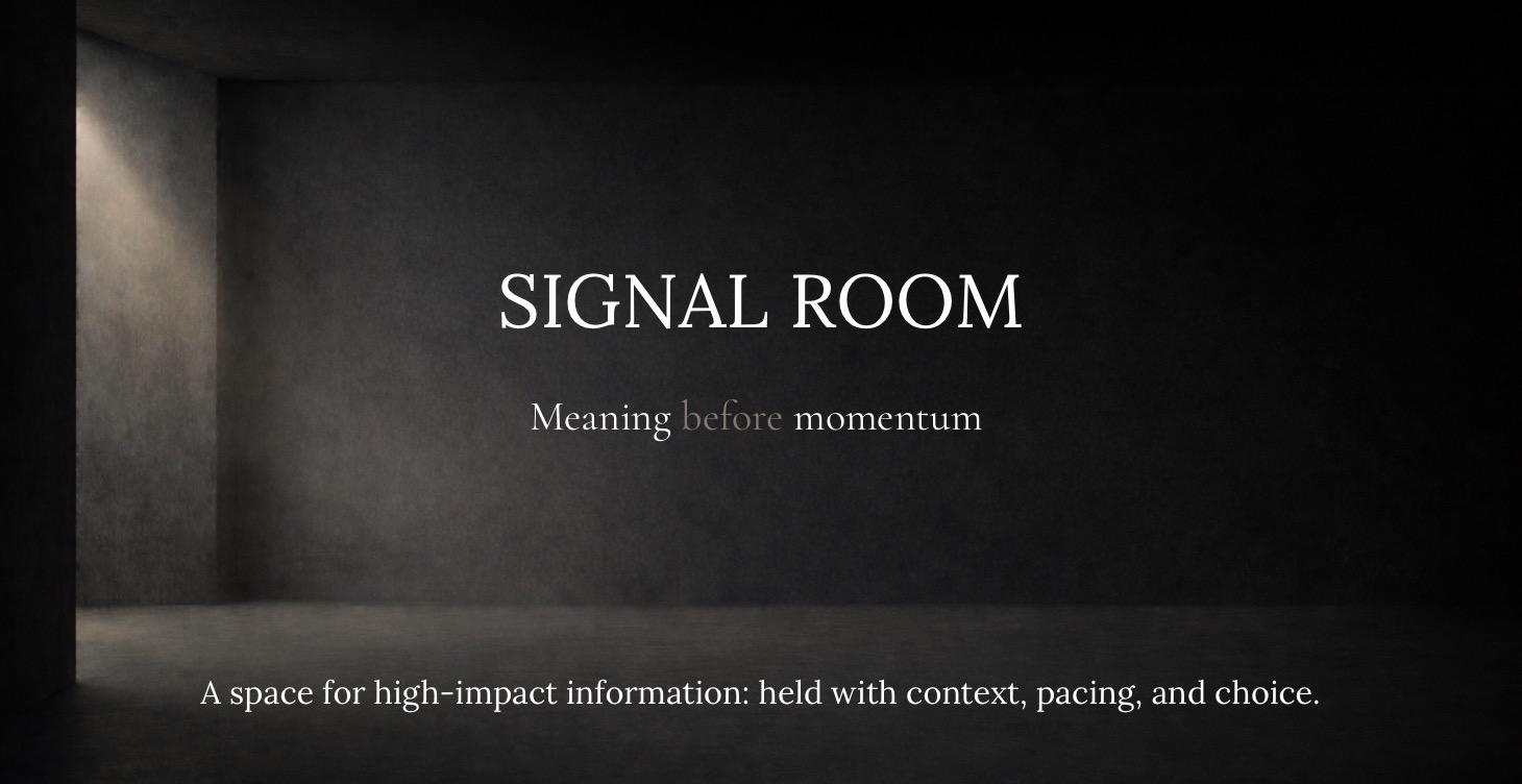 SIGNAL ROOM