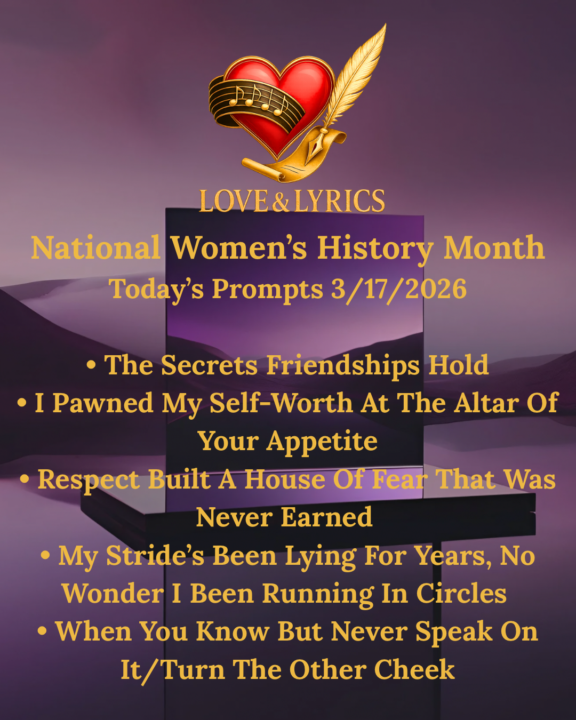 Today’s Prompts 3/17/26 