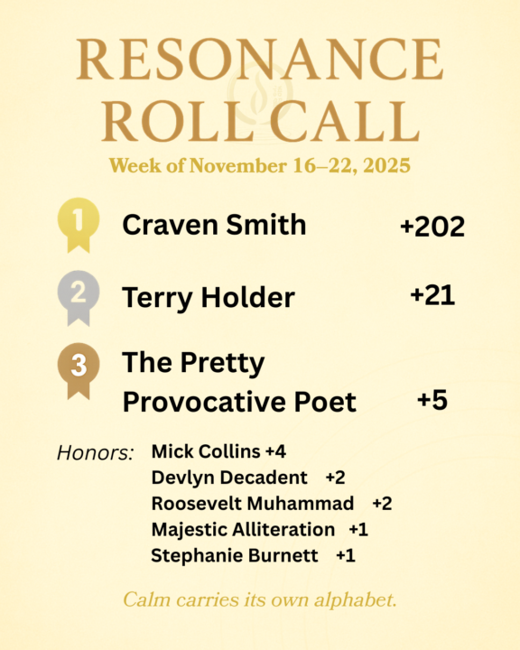 WEEKLY ROLL CALL 11/16-11/22