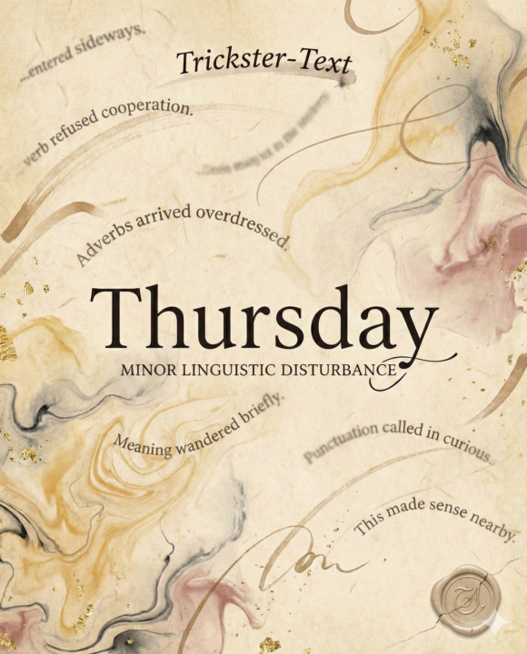 Trickster-Text Thursday