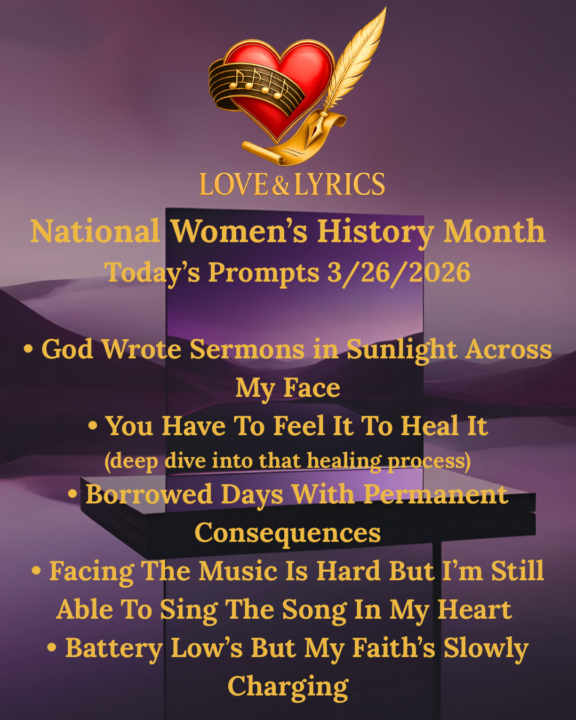 Today’s Prompts 3/26/26