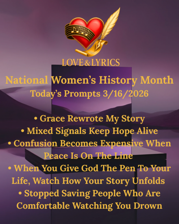 Today’s Prompts 3/16/26