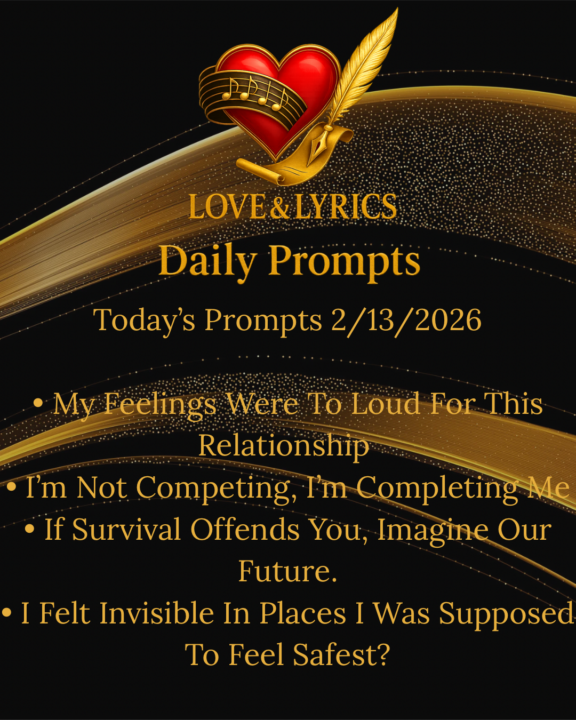 Today’s Prompts 2/13/26