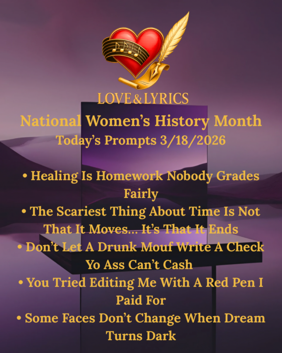Today’s Prompts 3/18/26