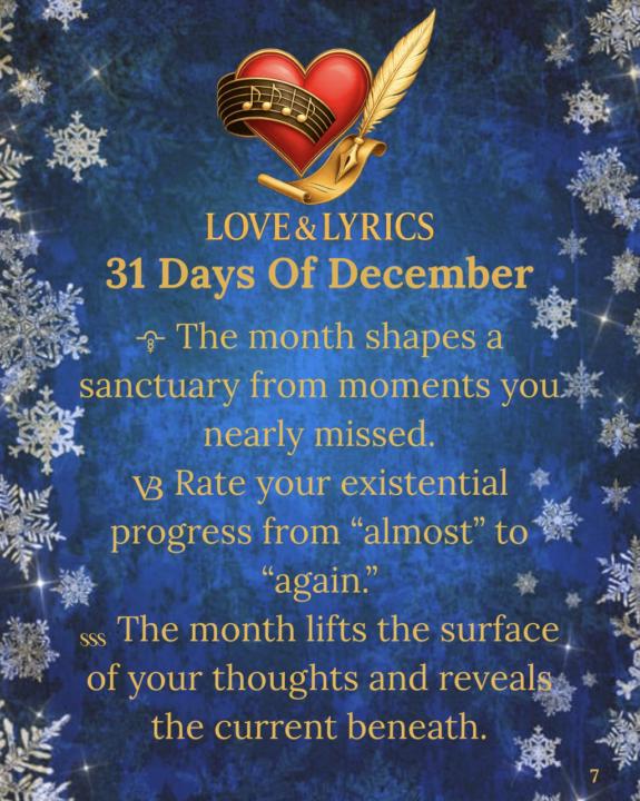 Today’s Prompts 12/7/25