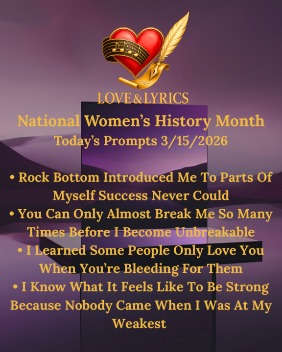 Today’s Prompts 3/15/25