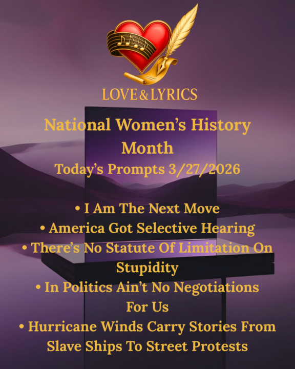 Today’s Prompts 3/27/26