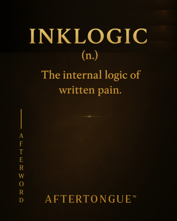 AFTERTONGUE™ WORD DROP 007 ✧