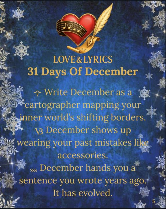 Today’s Prompts 12/5/25