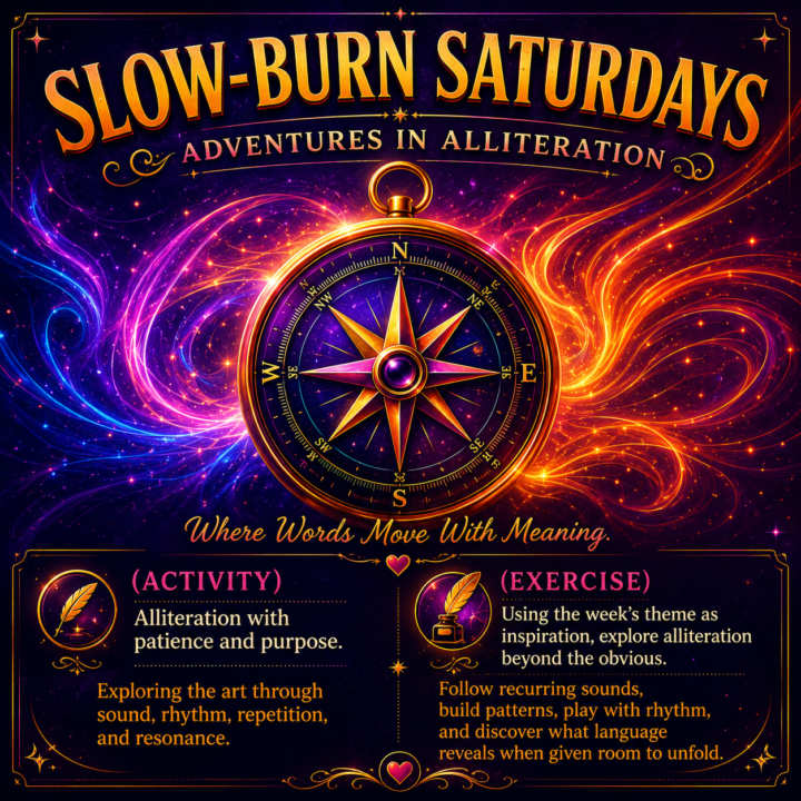 Slow-Burn Saturdays - Adventures In Alliteration