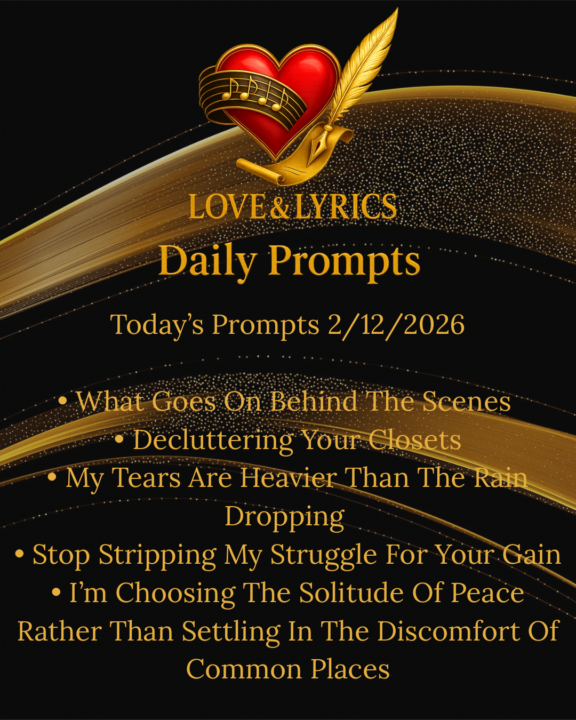 Today’s Prompts 2/12/26