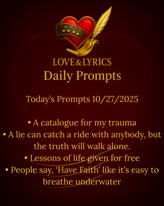 Today’s Prompts 10/27/25