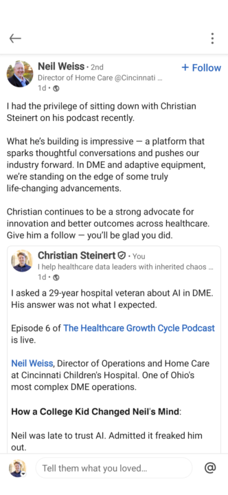 Cincy Childrens Director Podcast Win