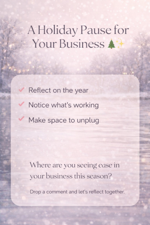 A Holiday Pause for Your Business 🎄✨
