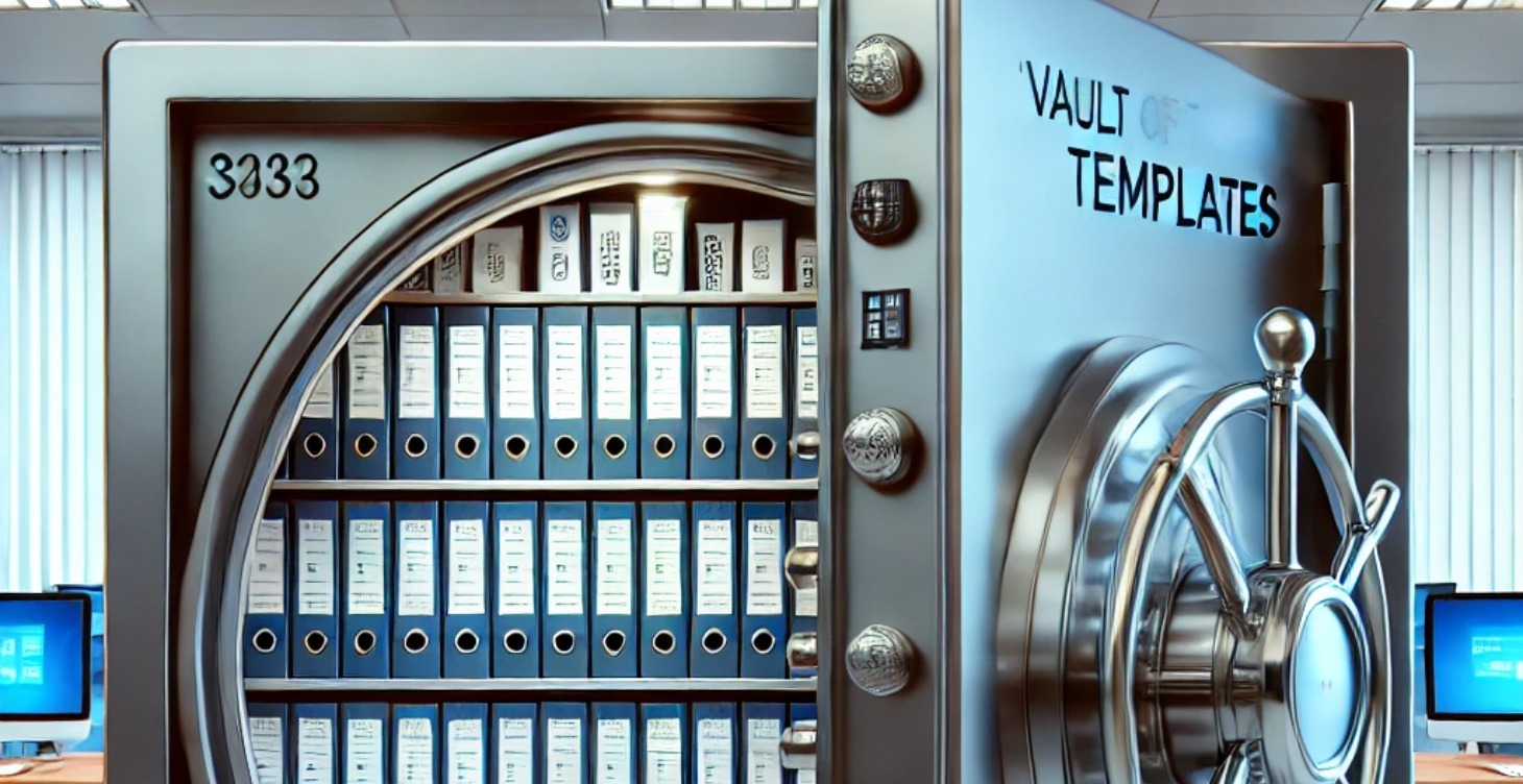 Our Vault of useful templates