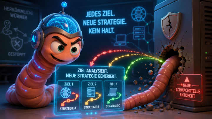🪱 KI-Wurm: Wenn Malware selbst denkt – und jeden Patch überlistet