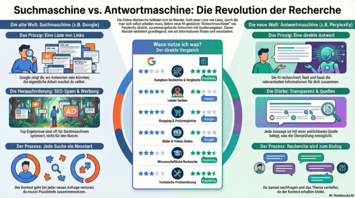 🔍 Suchmaschine vs. Antwortmaschine: Warum sich gerade ALLES ändert