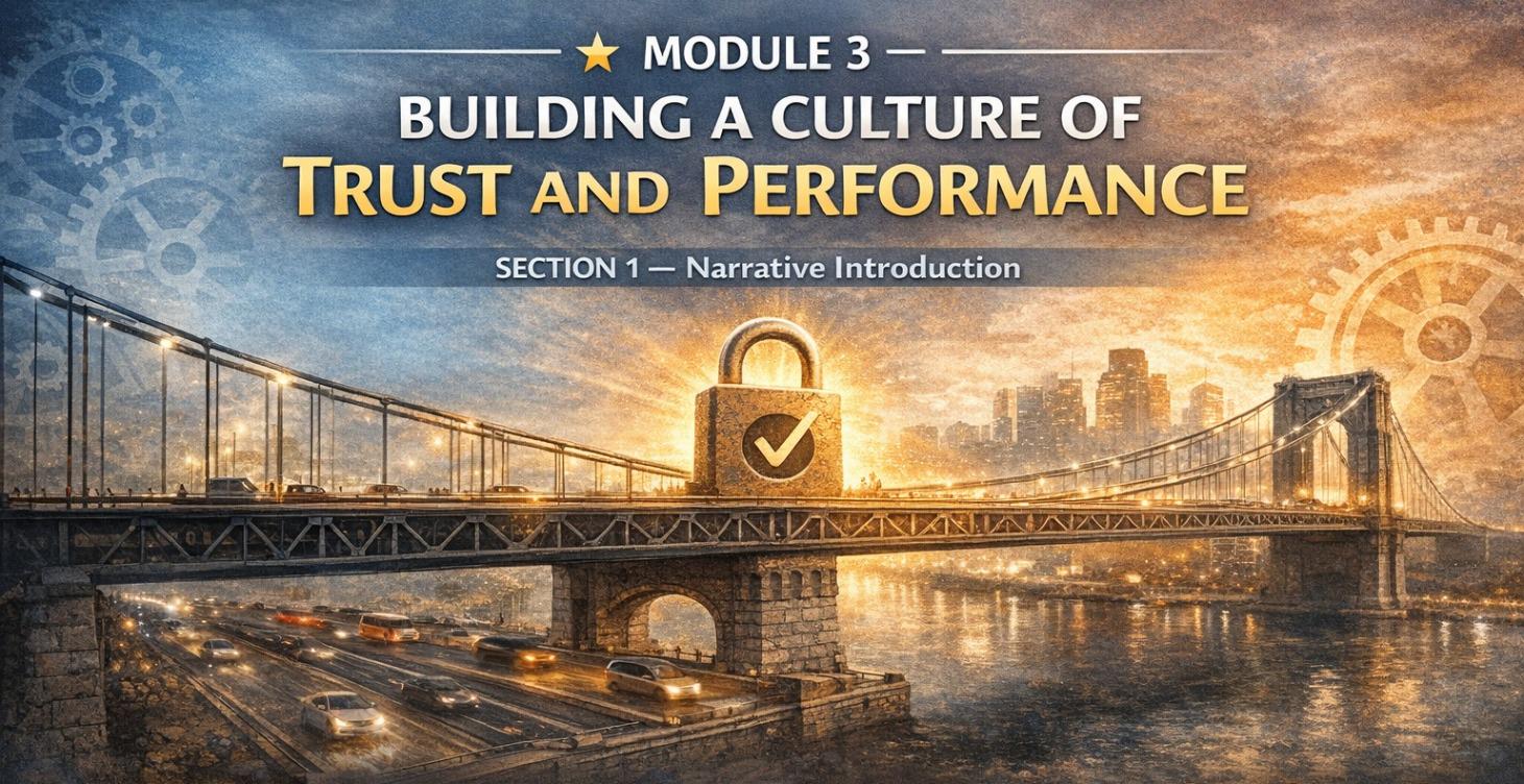 Module 3 - Building A Culture of Trust